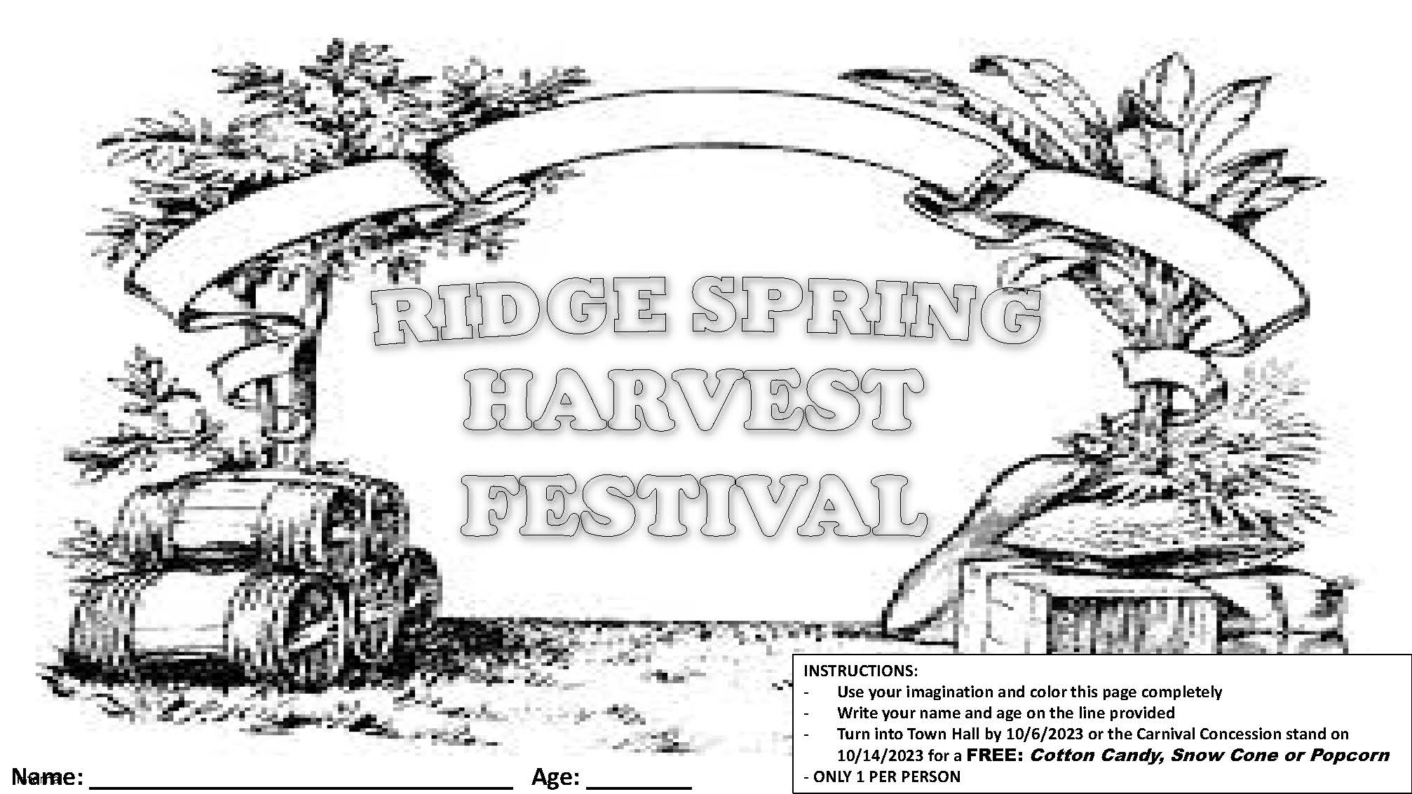 Ridge Spring Harvest Festival Ridge Spring, SC